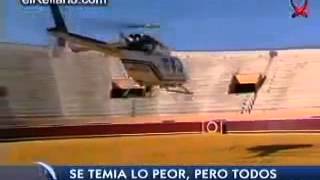 Accidente Helicóptero Madrid Mariano Rajoy y Esperanza Aguirre Caen al Vacio [upl. by Eizzo]