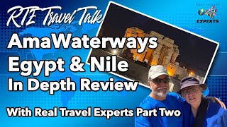 Secrets of Egypt amp the Nile River Cruise In Depth Review with AmaWaterways Part Two [upl. by Mcneely]