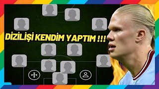 KENDİM DİZİLİŞ YAPIP KADRO KURDUM RAKİP AĞLADI  EFOOTBALL 2024 MOBİLE [upl. by Sirovaj934]