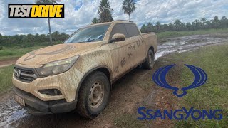 Ssangyong Rexton Pickup 4wd 2021 OffRoad tests [upl. by Crim]