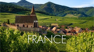 France AMAZING Beautiful Nature with Soothing Relaxing Music 4k Ultra HD by Tim Janis [upl. by Leatri]