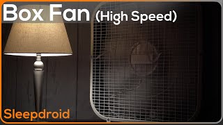 ►10 hours of Box Fan White Noise  Fan Sounds for Sleeping HIGH Speed Window Fan Sound [upl. by Blondell]