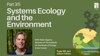 Nate Hagens  Systems Ecology and the Environment  Part 35 [upl. by Aittam]