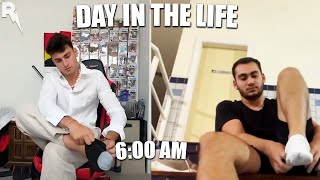 Day In The Life D1 College Vs Foreign College [upl. by Idyh334]