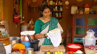 Making Paneer from Milk  Paneer Butter Masala  A Life Of Tamil Tradition  The Traditional Life [upl. by Erich]