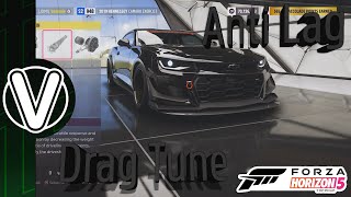 Forza Horizon 5  Hennessey Camaro Exorcist Drag Build And Tune Anti Lag Forza Horizon 5 Guides [upl. by Enoved511]