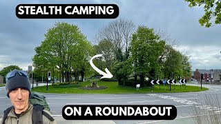 Extreme Roundabout Stealth Camping Wild Camping UK Durham [upl. by Shandeigh73]