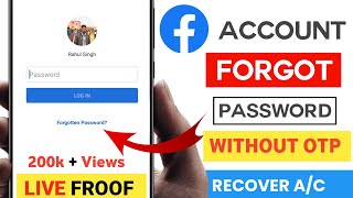 facebook save account forgot otp not received login without password  Fb automatically login [upl. by Belva131]