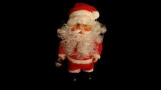 Vintage Musical Battery Operated Santa Ringing His Bell In Original Box [upl. by Farand266]