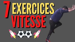 COMMENT AMÉLIORER SA VITESSE au Football 7 EXERCICES SANS MATERIELS [upl. by Christoffer628]