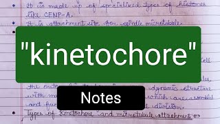 4kinetochore cytogeneticsamp evolution noteshpumscbotanymsczoology priyathakur [upl. by Manwell929]