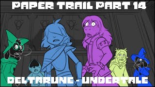 Paper Trail Part 14 【 Deltarune  Undertale Comic Dub 】 [upl. by Bixby354]