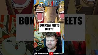 Bon Clay Meets Luffy  One Piece onepiece onepiecereaction reaction anime [upl. by Trela520]