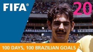 100 Great Brazilian Goals 20 Rivellino Germany 1974 [upl. by Noicpecnoc645]