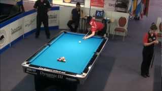 Final European Junior Championship 10 Ball 2012 [upl. by Klinges935]