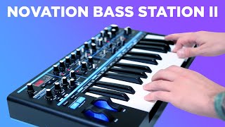 Novation Bass Station II  Synthesizer Demo  Analog MonoSynth Monster [upl. by Stortz]