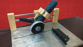 Angle Grinder Sliding Cutting Jig  Kızaklı Avuç Taşlama Standı [upl. by Aeslek]