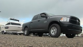 2013 Ram 1500 pickup put to the 060 MPH Mile High Towing Test [upl. by Pulchia260]