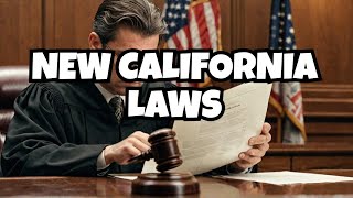 New Laws in California What You Need to Know [upl. by Surdna]