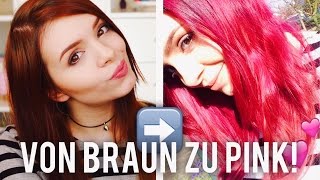 Von BRAUN zu PINK • HOW TO amp HAARPFLEGEROUTINE ❤ [upl. by Khichabia]