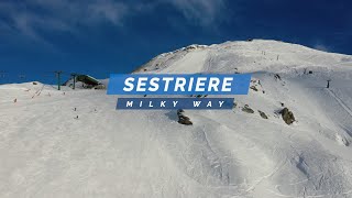 Sestriere – Skiing The Milky Way in Italy  Via Lattea [upl. by Urson788]