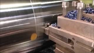 Machining a 7 Tonne Mandrel Shaft [upl. by Oyr]