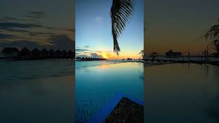 Sunsets at Mercure Maldives Kooddoo Adults Only Resort [upl. by Rollecnahc]