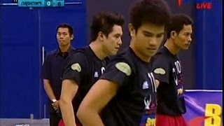 Nakhon Ratchasima  Bangkok Takraw Thailand League 2012 1st [upl. by Adivad]