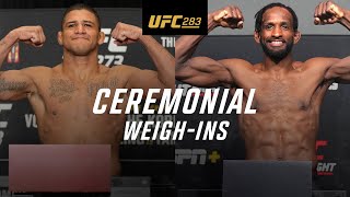 UFC 283 Ceremonial WeighIn [upl. by Lenrad357]