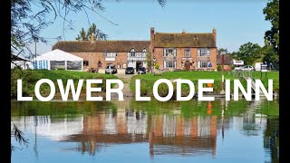 Riding the Bonneville to Lower Lode Inn on the west bank of the RIver Severn [upl. by Hewie445]