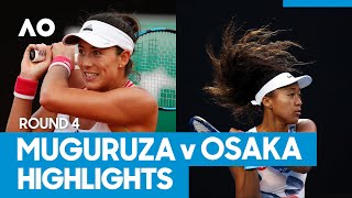 Garbiñe Muguruza vs Naomi Osaka Match Highlights 4R  Australian Open 2021 [upl. by Arelus]