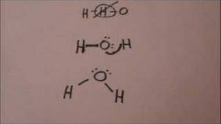 Lewis Structures 2 Water and Ammonia [upl. by Oijimer]