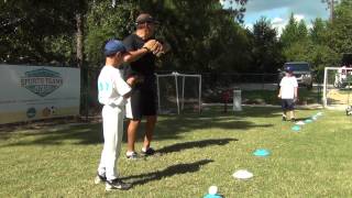 Learning How to Throw the Baseball Correctly 7 amp 8 year olds [upl. by Felice]