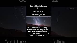 Meteor showers October 7 21 and 22 celestial heaven meteor dusty [upl. by Eiduj331]