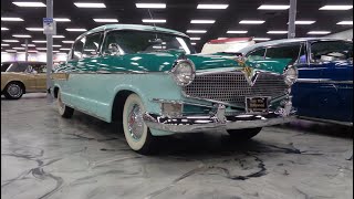 1956 Hudson Hornet V8 Hollywood in Two Tone Green amp Engine Sound on My Car Story with Lou Costabile [upl. by Ecinnej]