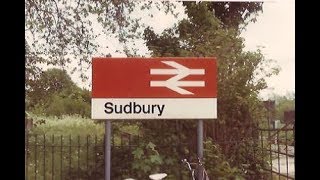 Sudbury station 1981 amp 2018 amp approach from Long Melford [upl. by Adlesirk616]