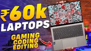 Top 5 Best Laptops Under 60000 in 2023🔥Gaming Students Coding🔥Best Laptop Under 60000🔥13th Gen [upl. by Gemoets]