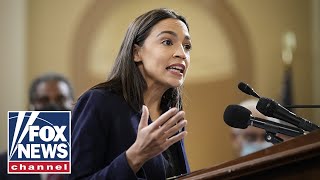 AOC not happy after Elon Musk visits border [upl. by Ariad]