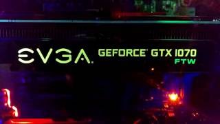 Evga Gtx 10701080 FTW RGB DEMO [upl. by Cherice]