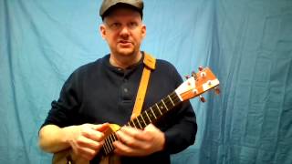 Chelsea Dagger  Fratellis ukulele tutorial by MUJ [upl. by Leyes]