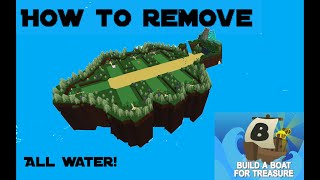 How to remove the water in Build A Boat [upl. by Lleihsad]