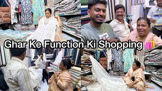 Ghr Ke Function Ki Shopping 🛍️  Mere Aur Husband Ke Kapdo Ki Shopping 👍 [upl. by Bringhurst]