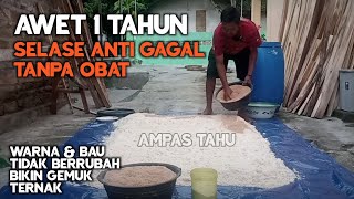 🔴 Cara Awetkan Ampas Tahu Untuk Pakan Ternak  Selase Ampas Tahu [upl. by Homovec]