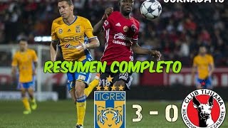 Tigres vs Tijuana 3  0 RESUMEN Completo Jornada 16 Liga MX HD [upl. by Ecadnarb]