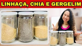 1 COLHER por DIA e ORGANIZE seus Hormônios com as supersementes CHIA LINHAÇA e GERGELIM [upl. by Murdocca839]