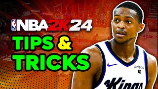 16 Tips And Tricks You NEED To Know In NBA 2K24 [upl. by Aihsilat476]