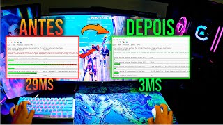 ZERANDO O INPUTLAG FPS BOOST ISSO NEM NA GRINGA ENSINA FortniteCS2ValorantCODRainbowSIXGTA [upl. by Tillford]