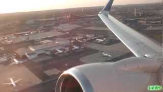 Intense ROAR United 737800 Stunning Takeoff from Newark SPEAKERS ON MAX [upl. by Aisyat]