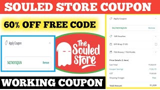 souled store coupon  souled store discount coupon  60 off free code [upl. by Suivatram]