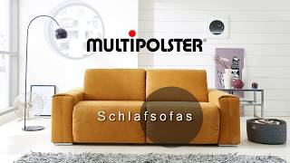 Schlafsofa mit MATRATZE  Bettsofas mit ganz einfacher Handhabung  by Multipolster® [upl. by Yuri810]